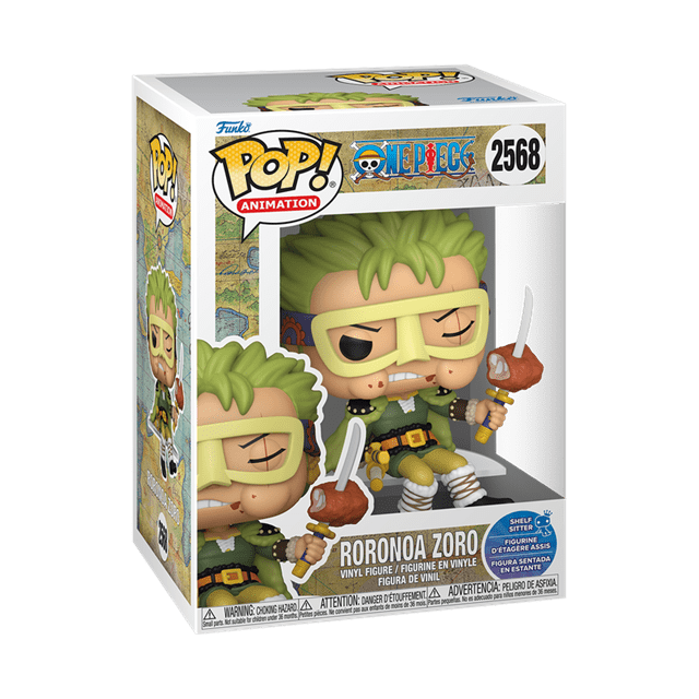 Roronoa Zoro Shelf Sitter 2568 One Piece Funko Pop Vinyl - 2