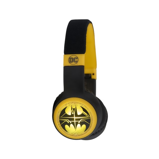 Lazerbuilt Batman Logo Light-Up Bluetooth Headphones - 1
