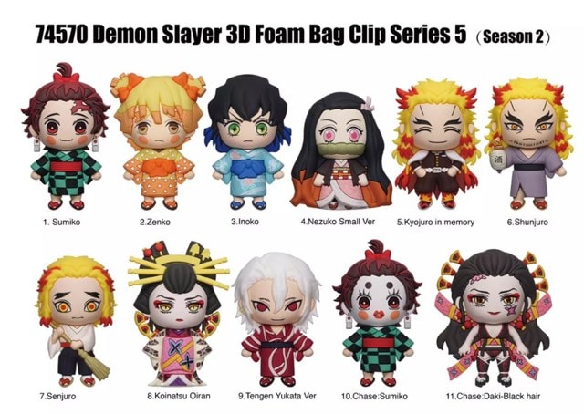 Demon Slayer Series 5 Bag Clip Blind Bag - 2