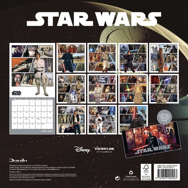 Star Wars Classic 2027 Square Calendar - 2