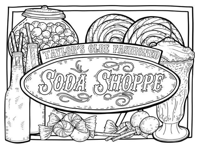 Gilmore Girls Greetings From Stars Hollow A Postcard Colouring Book - 5