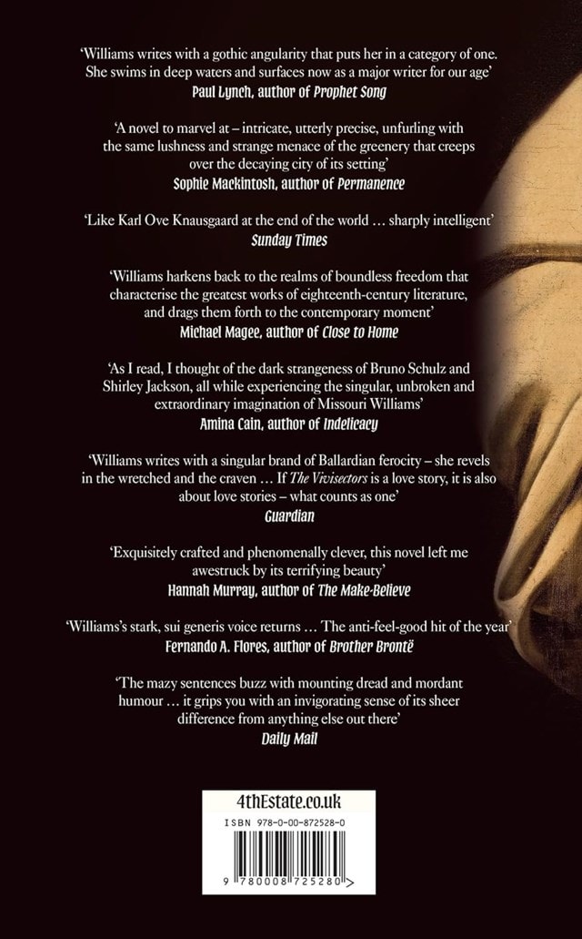 The Vivisectors Hardback By Missouri Williams - 2