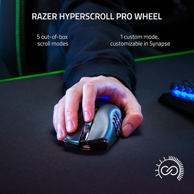 RAZER Naga V2 Pro RGB Wireless Optical Gaming Mouse - 3