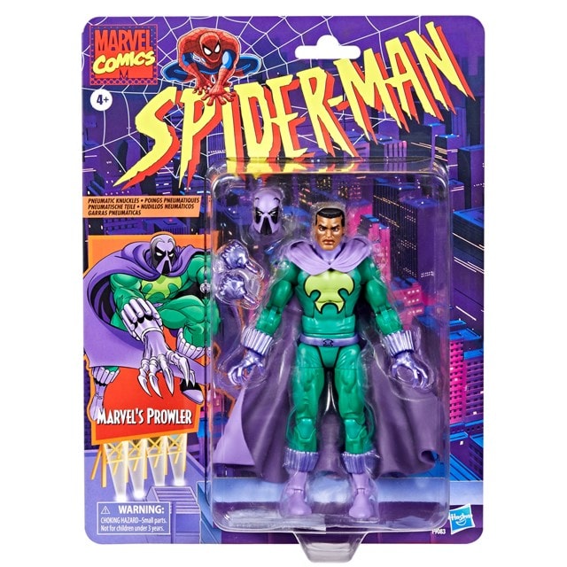 Marvel Legends Series Marvel’s Prowler Spider-Man The Animated Series Collectible Action Figure - 10