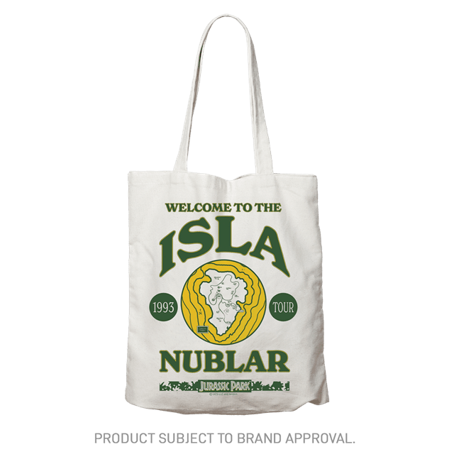 Isla Nublar Jurassic Park Tote Bag - 1