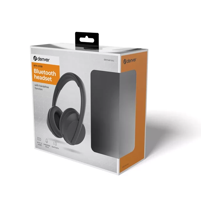 Denver Black Bluetooth Headphones - 3