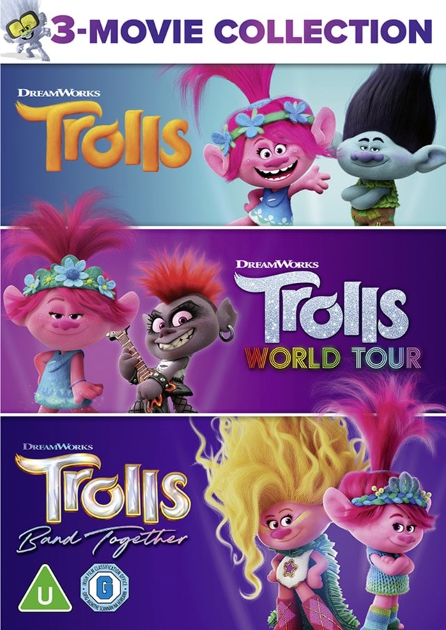 Trolls 3movie Collection DVD Box Set Free shipping over £20 HMV