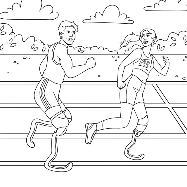 The Sports Romance Colouring Book - 3