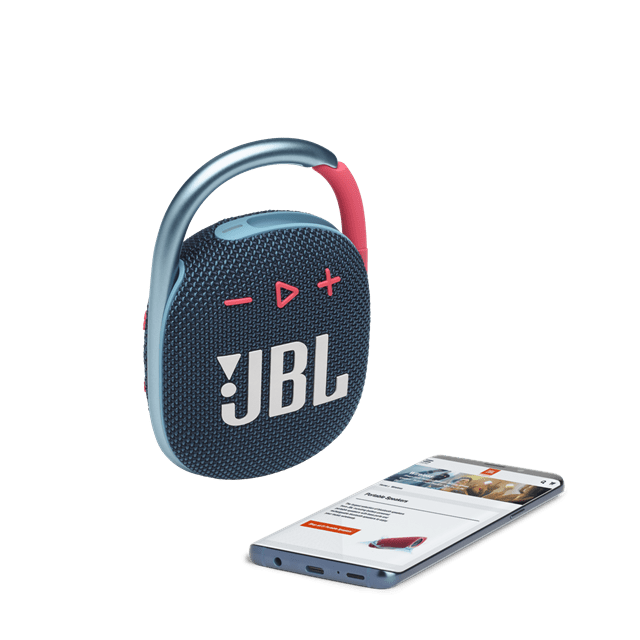 JBL  Clip 4 Blue/Pink Bluetooth Speaker - 6