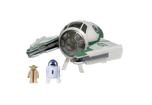 Vehicle & Figure Assortment Jedi Starfighter Yoda Series 2 Star Wars Vehicle - 1