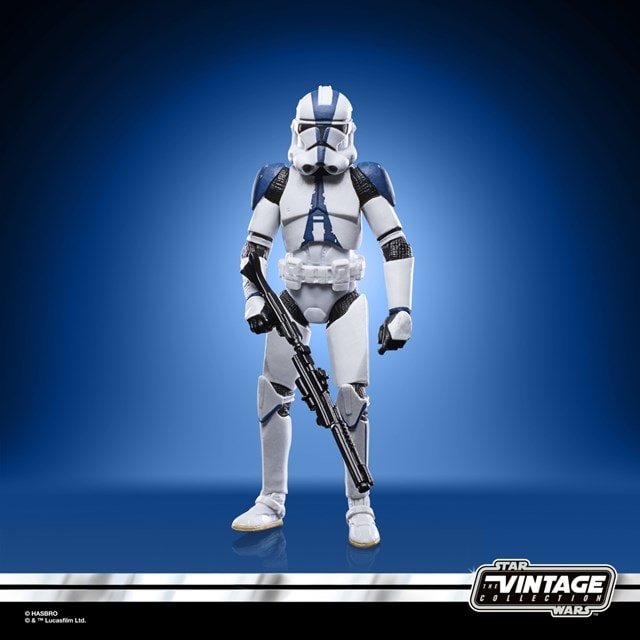 Clone Trooper (501st Legion) Hasbro Star Wars Clone Wars Vintage Collection Action Figure - 4