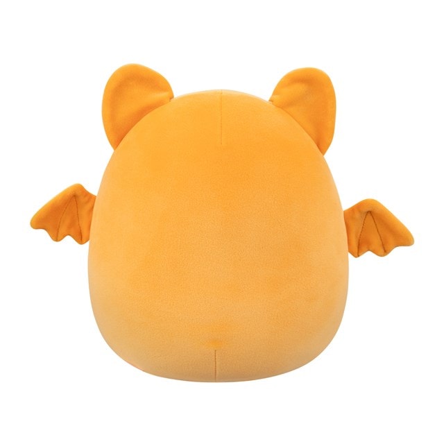 7.5'' Tangie Orange Bat With Metallic Belly And Closed Eyes Squishmallows Plush - 4