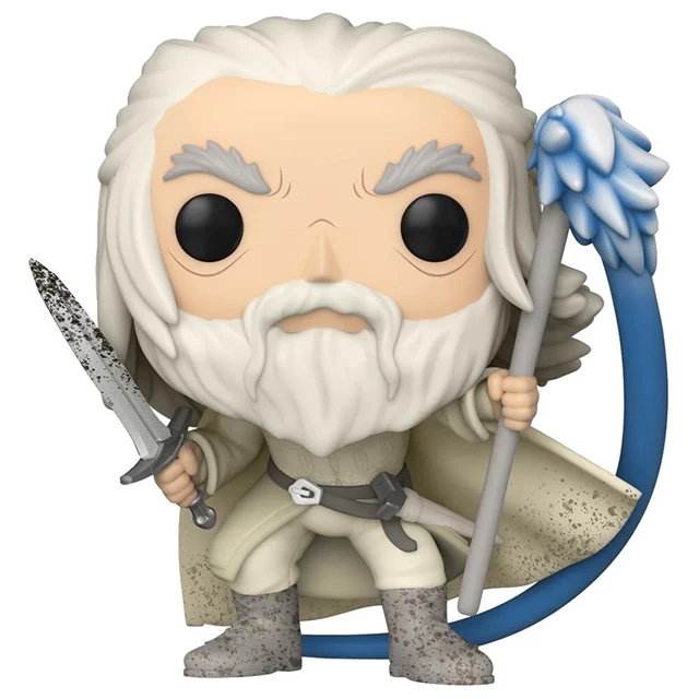 Gandalf With Sword & Staff Glow in the Dark Lord Of The Rings 1203  hmv Exclusive Pop Vinyl - 1