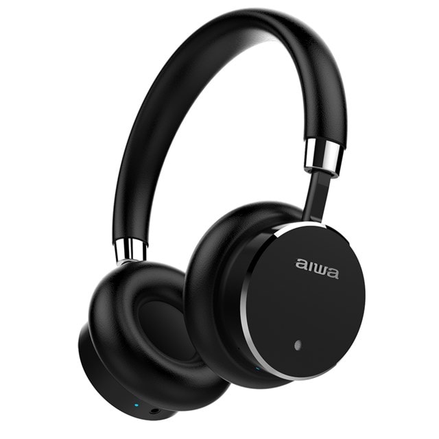 Aiwa HSTBTN-800 Black Active Noise Cancelling Bluetooth Headphones - 1