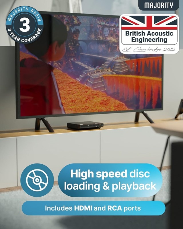 Majority Multi-Region DVD Player - 4