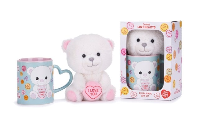 I Love You Bear Mug And Soft Toy Set - 1