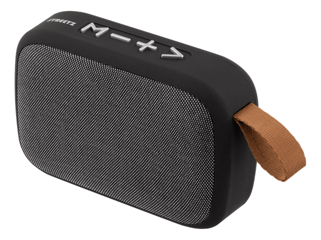 Streetz 3W Black Bluetooth Speaker With FM Radio - 1