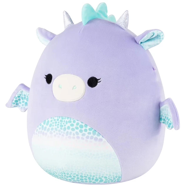 12'' Drow Purple Dragon With Teal Scaled Belly Squishmallows Plush - 2