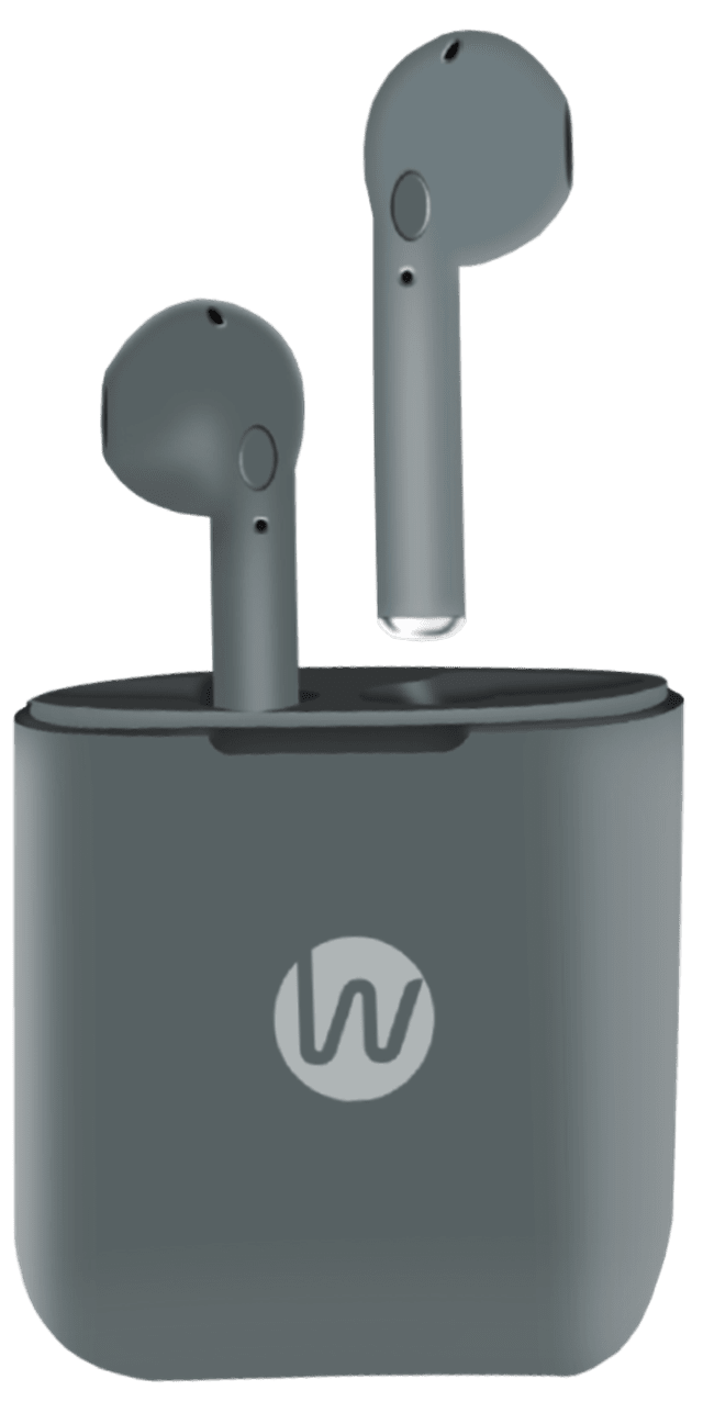 Walk Audio W201 Grey True Wireless Bluetooth Earphones - 1