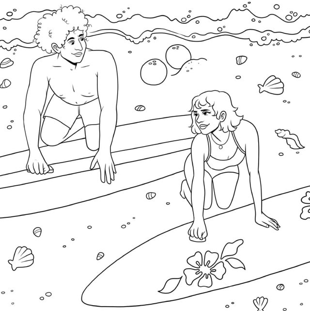 The Sports Romance Colouring Book - 4