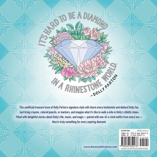 Be a Diamond: Decades of Dolly Parton's Style (An Unofficial Coloring Book) - 2