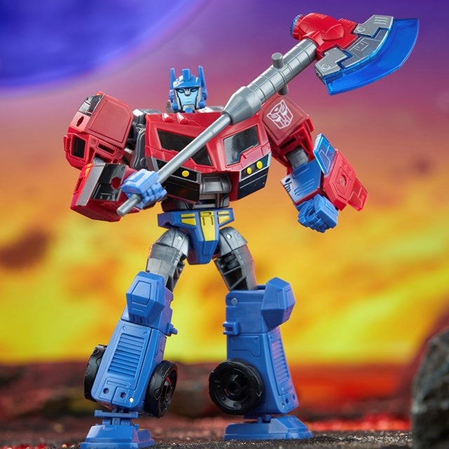 Transformers Legacy United Voyager Class Animated Universe Optimus Prime Converting Action Figure - 8