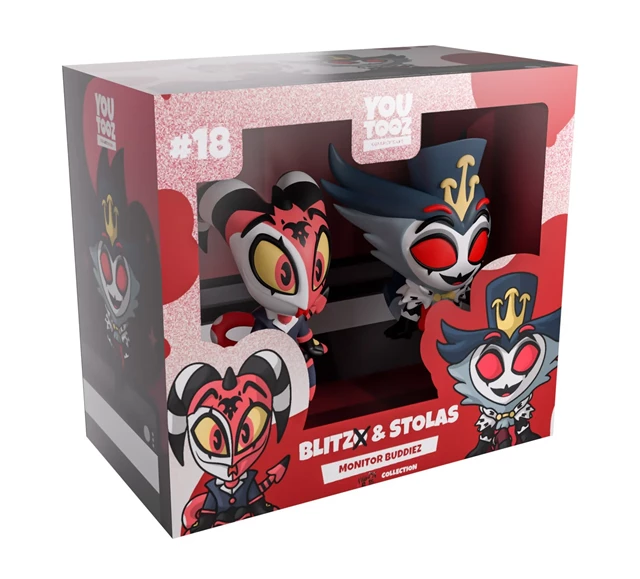 Blitzo & Stolas Helluva Boss Monitor Buddiez Youtooz Figurines - 3
