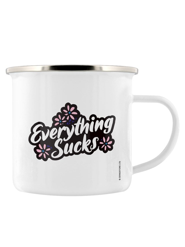 Everything Sucks Enamel Mug - 2