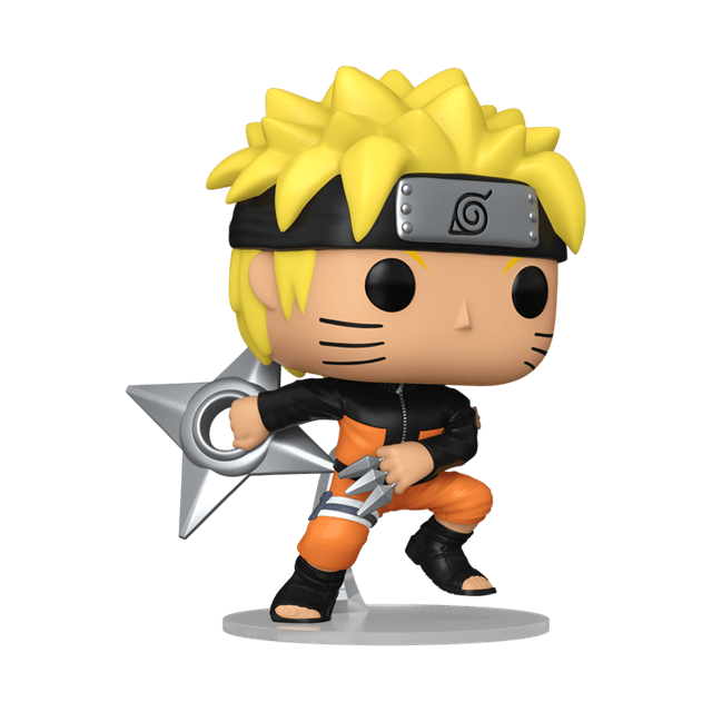 Naruto Uzumaki With Kunai & Shuriken With Chance Of Chase 1843 Naruto Funko Pop Vinyl - 1