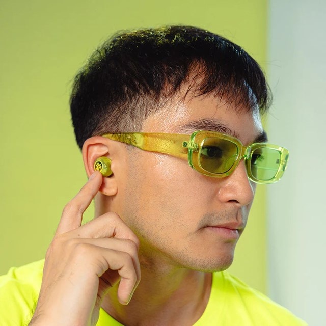 JLab Go Pop ANC Transparent Neon Green Active Noise Cancelling True ...