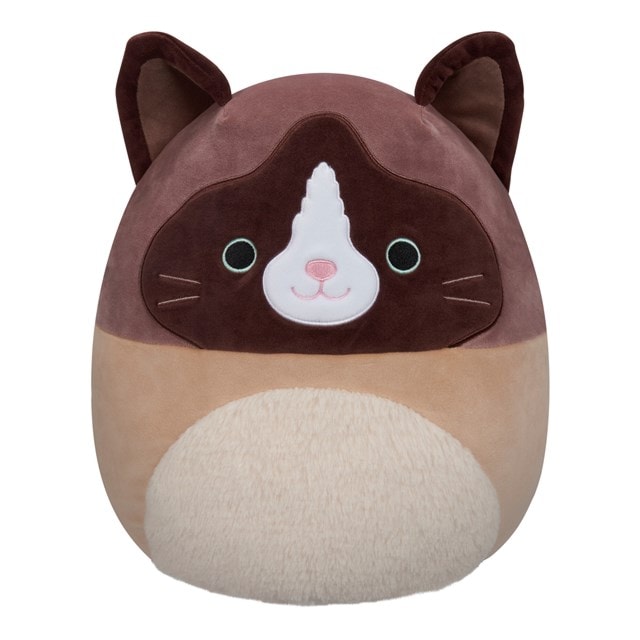 Woodward the Brown and Tan Snowshoe Cat 12" Original Squishmallows - 1