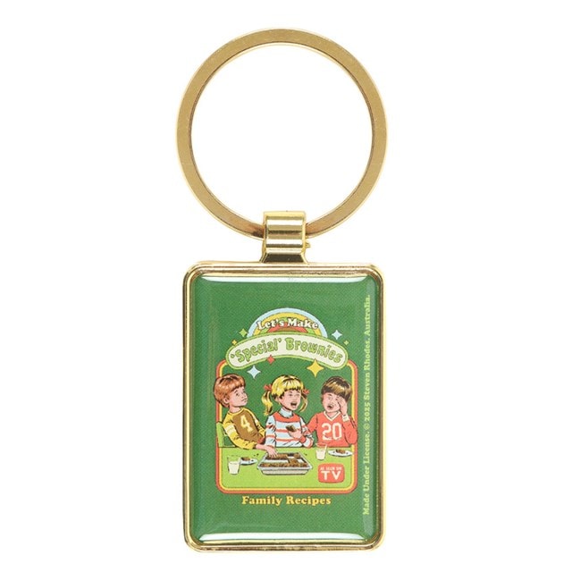 Let's Make 'Special' Brownies Steven Rhodes Keyring - 2