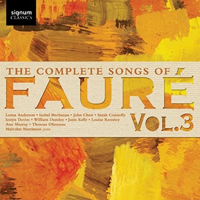 The Complete Songs of Faure - Volume 3 - 1