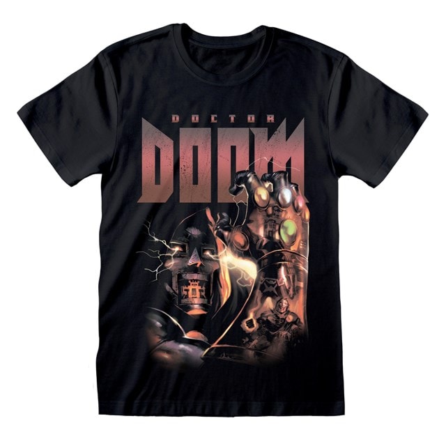 Gauntlet Dr Doom Black Tee (Small) - 1
