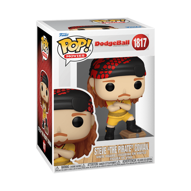 Steve 'The Pirate' Cowan 1817 Dodgeball Funko Pop Vinyl - 2