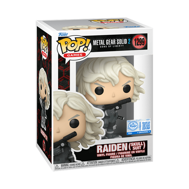 Raiden Skull Suit 1299 Metal Gear Solid 2 Sons Of Liberty hmv Exclusive Funko Pop Vinyl - 2