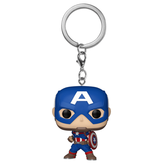 Captain America Marvel New Classics Funko Pop Vinyl Keychain - 1