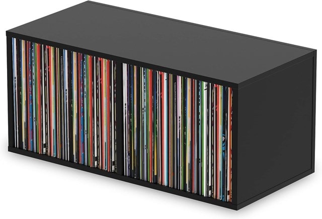 Glorious Record Box 230 Black Vinyl Storage - 1