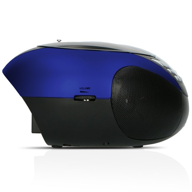 Lenco SCD-37 USB Blue CD Player with FM Radio - 7