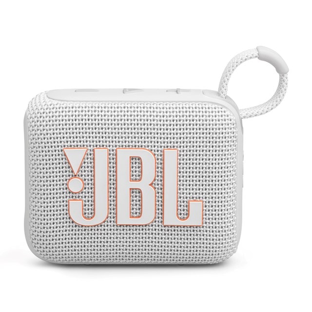 JBL Go 4 White Bluetooth Speaker - 6