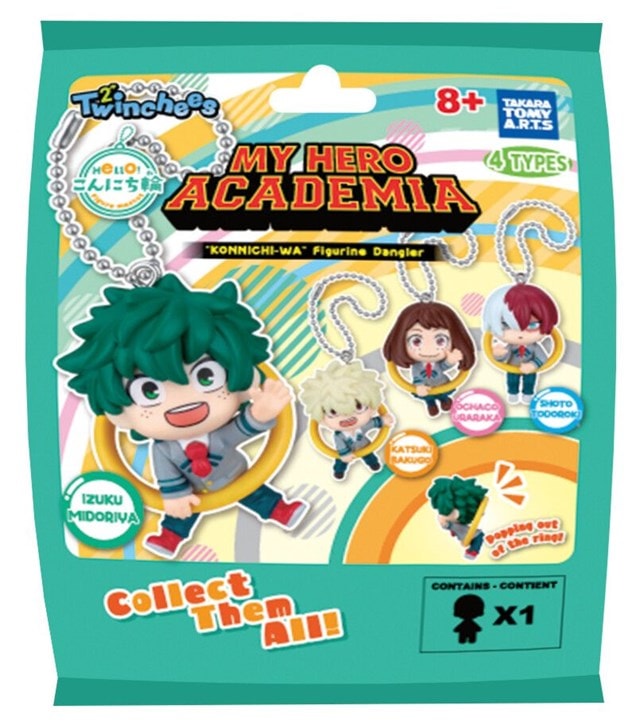 My Hero Academia Konnichi-Wa Dangler Twinchees Collectables Blind Bag Keychain - 2