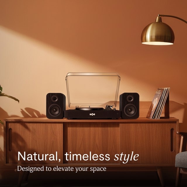 House of Marley Revolution Black Bluetooth Turntable & Speakers - 4