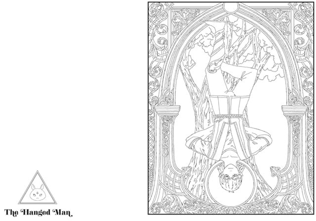 Anime Tarot Colouring Book - 2
