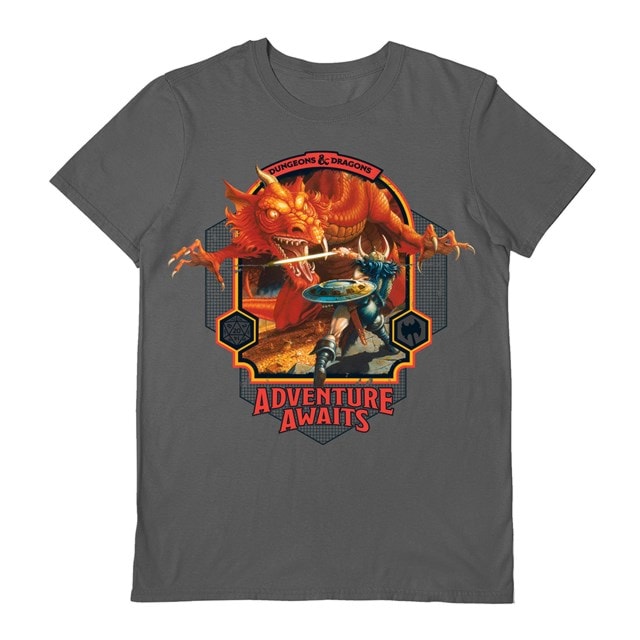 Dungeons & Dragons Adventure Awaits Classic Tee (Large) - 1