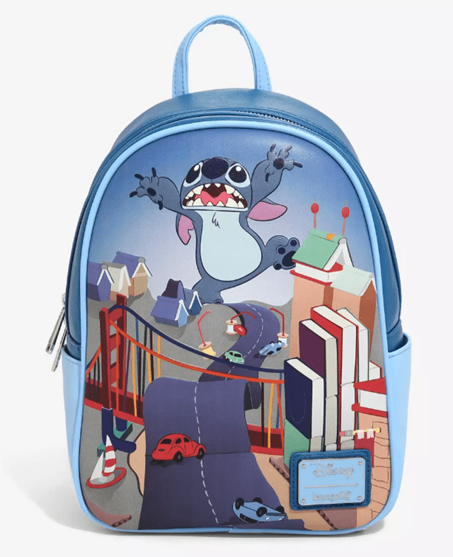 Stitch Badness Level Lilo & Stitch Mini Loungefly Backpack - 1