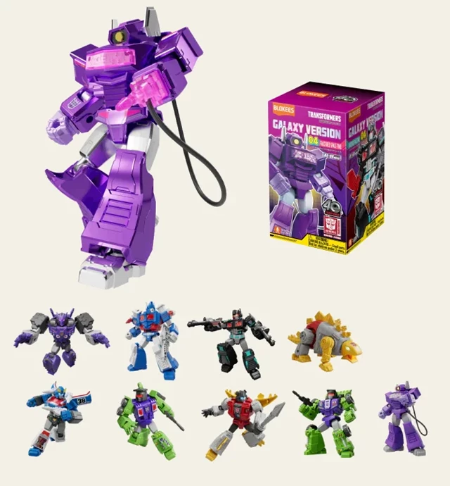 Fractured Space-Time Galaxy Version 04 Transformers Blokees Figure Single Box Assortment - 2