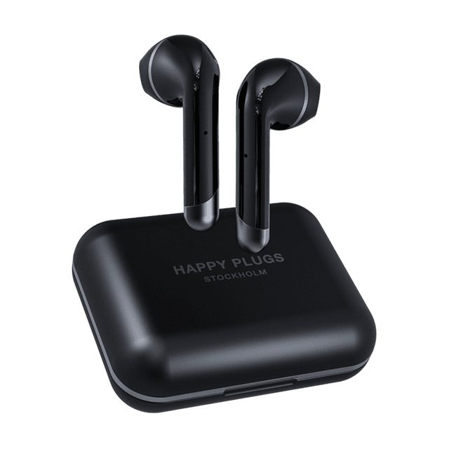 Happy Plugs Air1 Plus Black Earbud True Wireless Bluetooth Earphones - 1