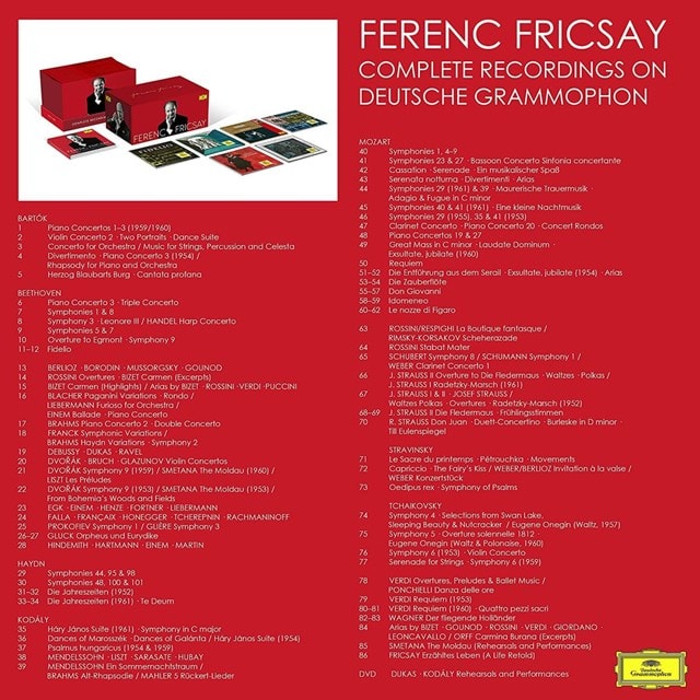 Ferenc Fricsay: Complete Recordings On Deutsche Grammophon - 1