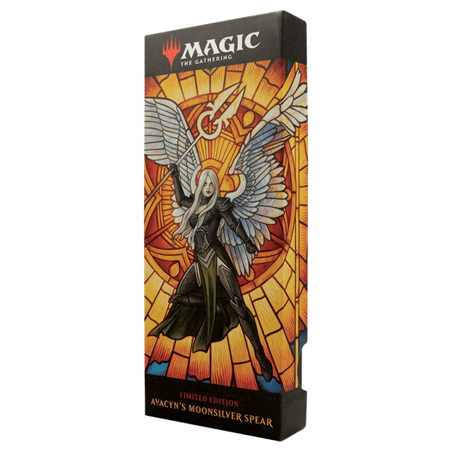 .999 Silver Plated Avacyns Moonsilver Spear Magic The Gathering Mini Replica - 5