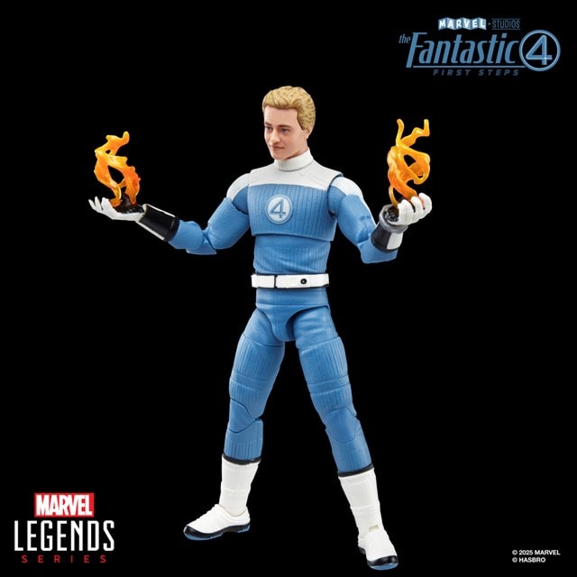 Johnny Storm Fantastic Four First Steps Marvel Legends Series Hasbro Action Figure - 5